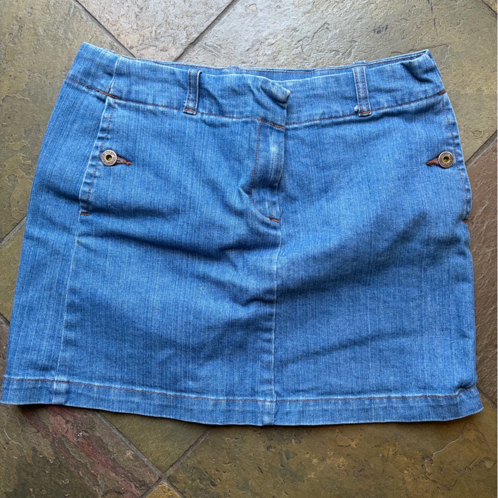 J. Crew Indigo Denim Skirt